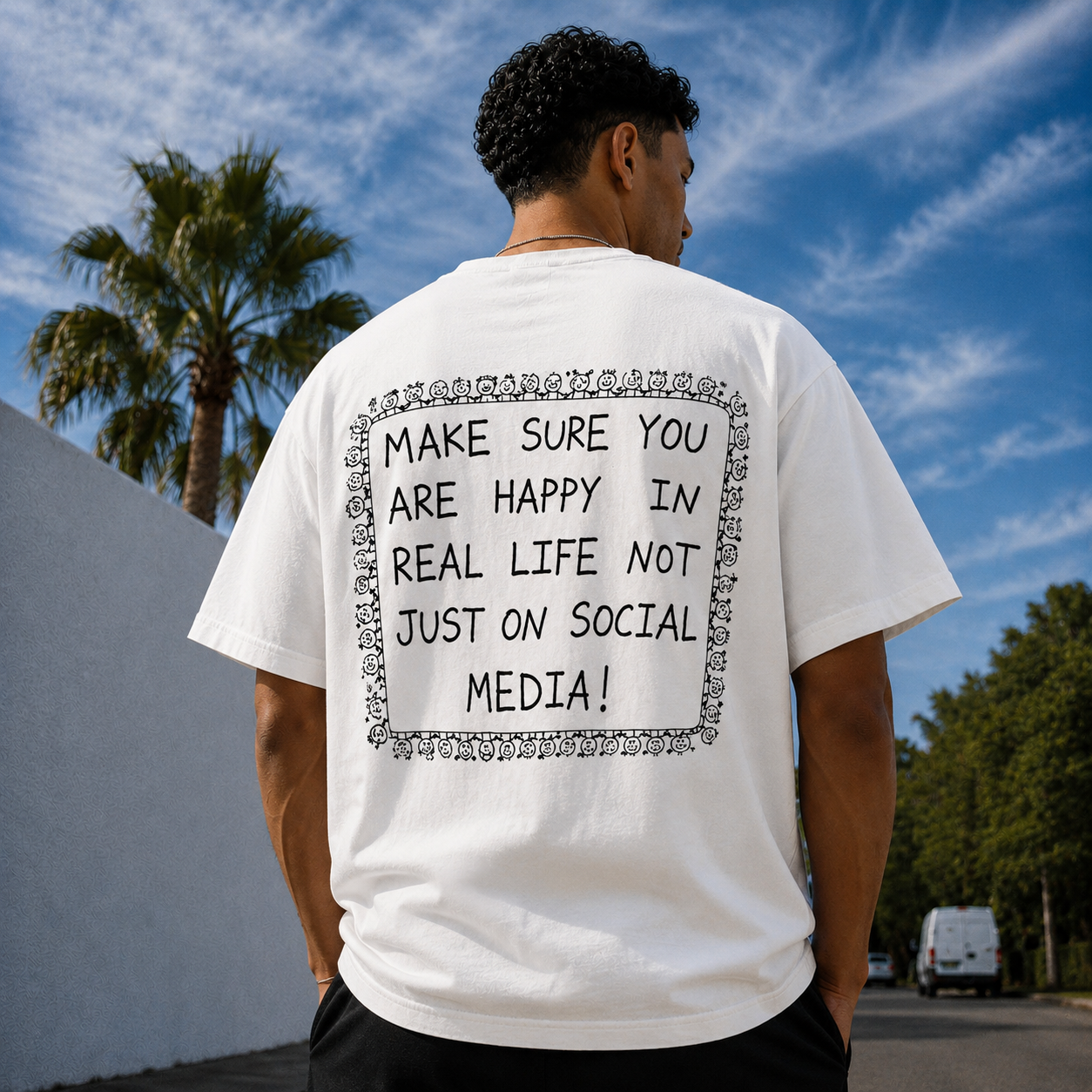 HAPPY IN REAL LIFE (T-Shirt)