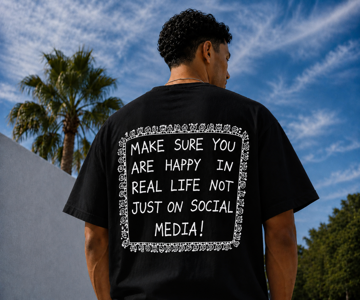 HAPPY IN REAL LIFE (T-Shirt)