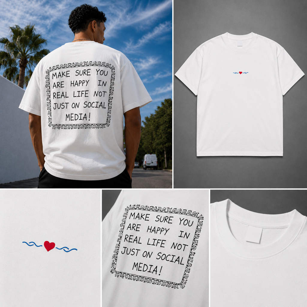 HAPPY IN REAL LIFE (T-Shirt)