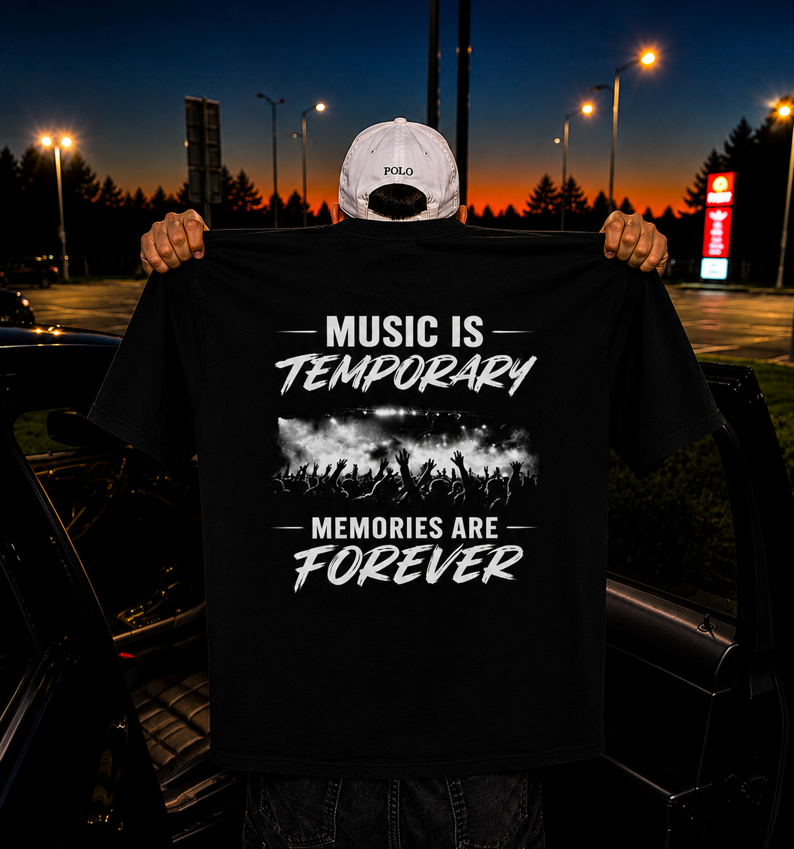 "music is temporary - memories are forever"