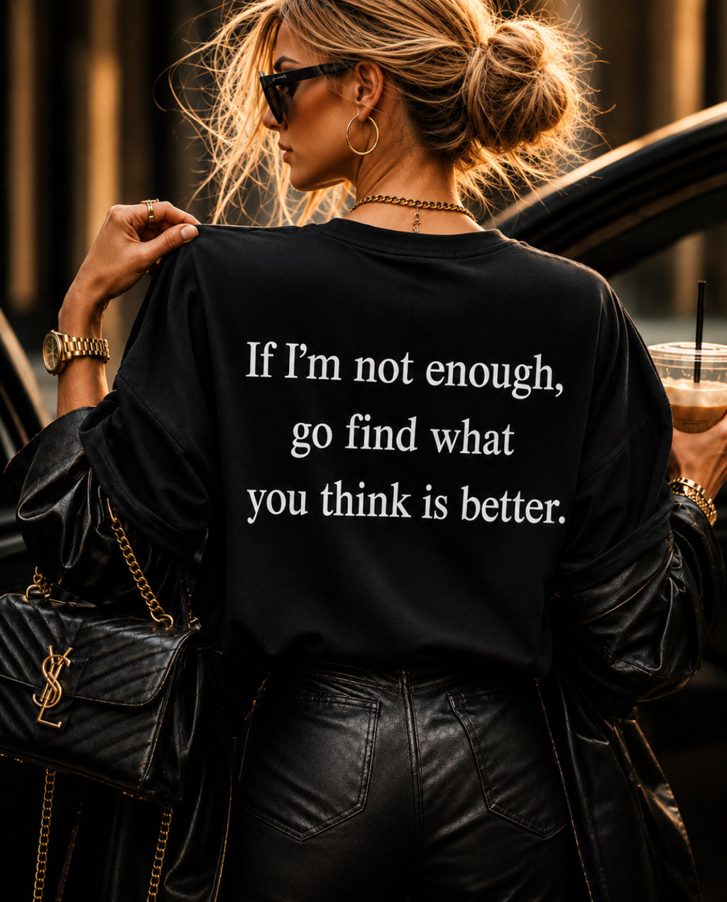 If I’m not enough, go find what you think is better!