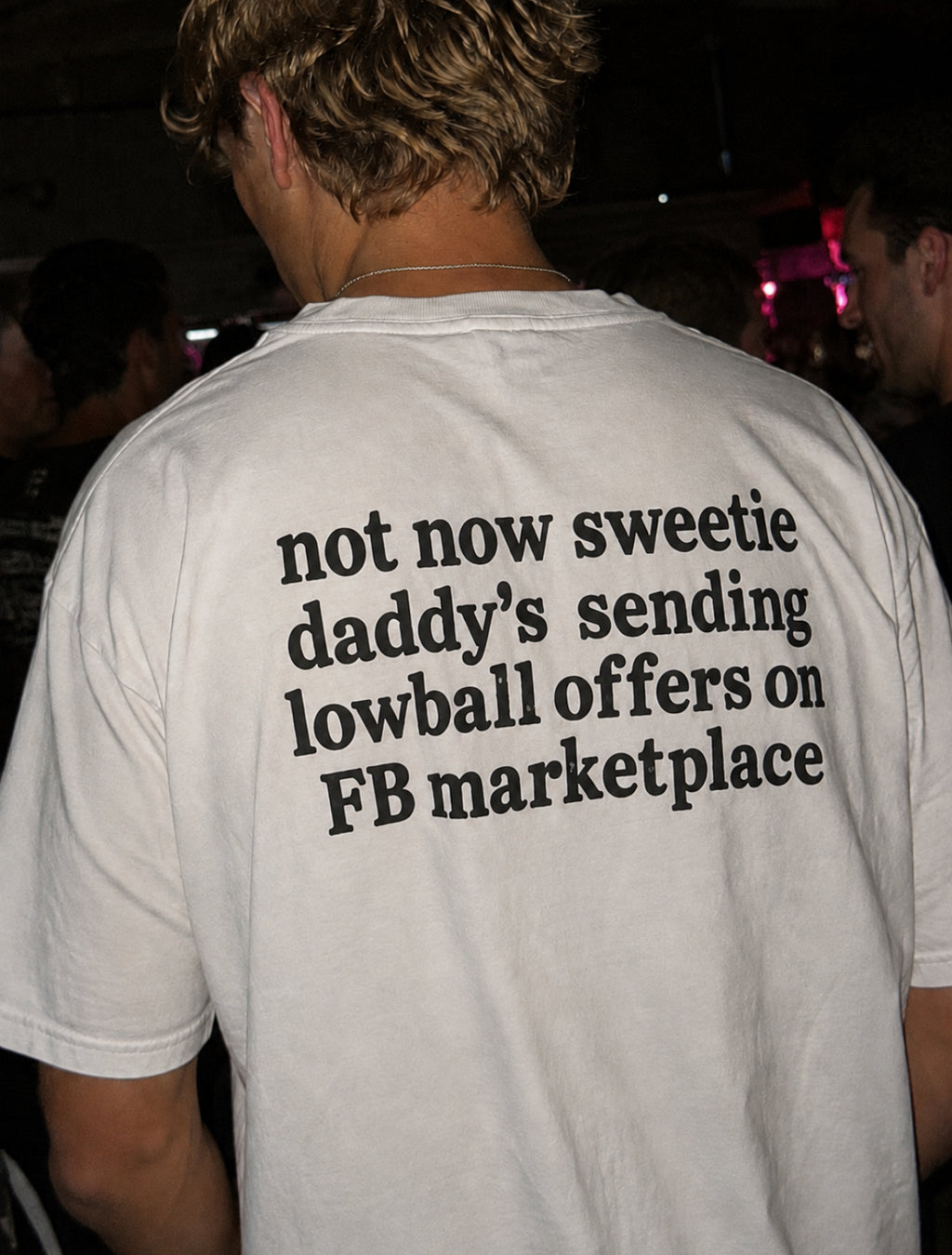 not now sweetie - daddy sending lowball offers