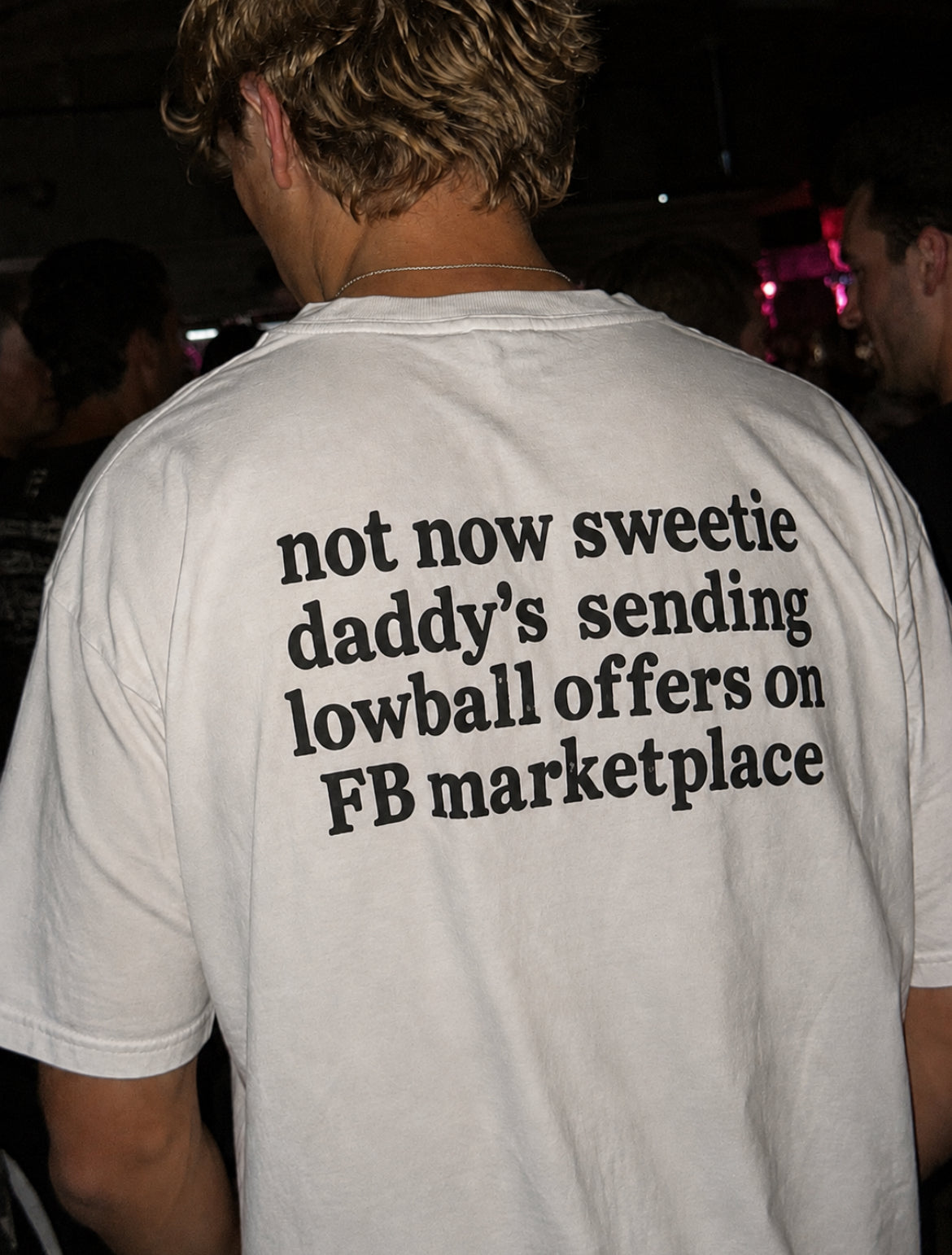not now sweetie - daddy sending lowball offers