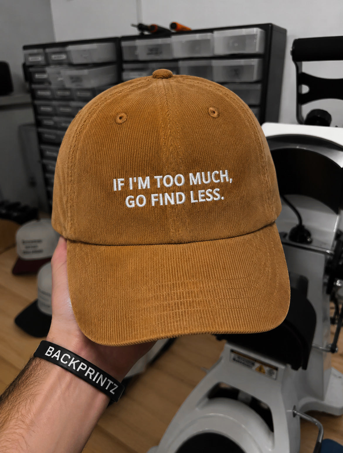IF I'M TOO MUCH GO FIND LESS
